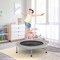 Portable 38 Inch Folding Trampoline with Safety Features for Home Workout